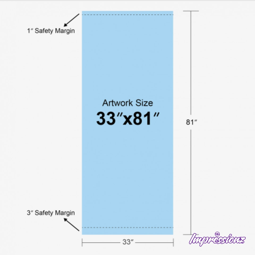 Deluxe Retractable Banner 33" x 81"