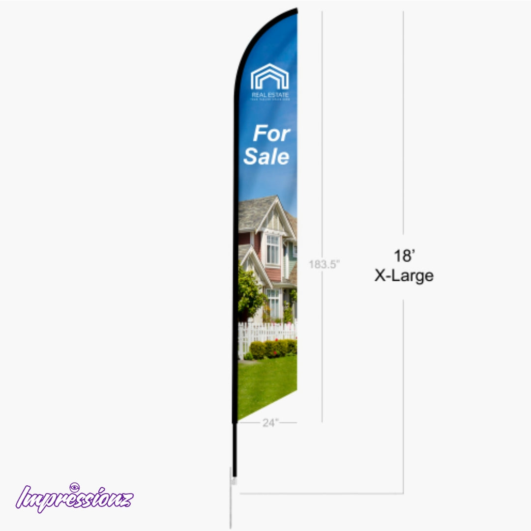 Feather Angled Flag