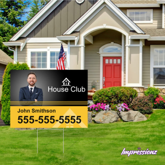 H Stake Sign